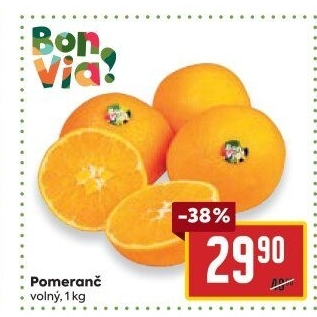 Pomeranče Billa Bonvia