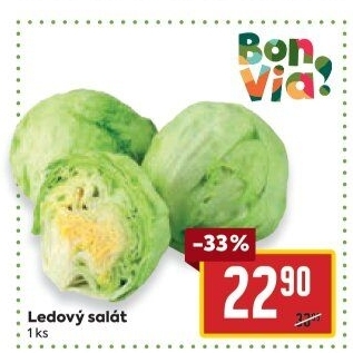 Salát ledový Billa Bonvia
