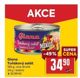 Salát s tuňákem Giana