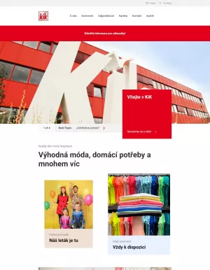 akční leták Kik textil 31.1.2024-6.2.2024