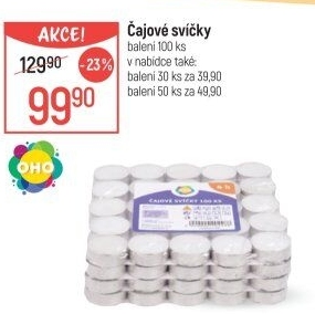 Čajové svíčky OHO