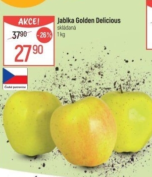 Jablka Golden Delicious