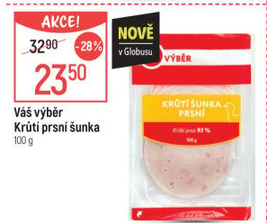 Krůtí prsní šunka Váš Výběr