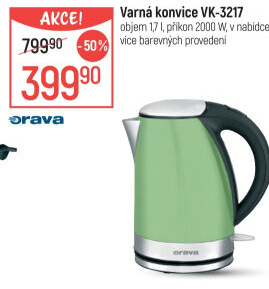Rychlovarná konvice Orava VK-3217