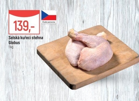 Selská kuřecí stehna Globus