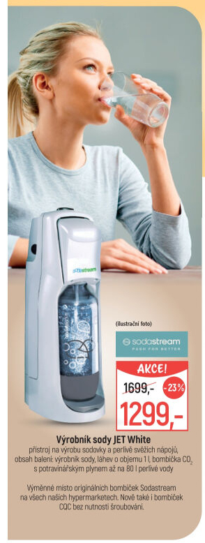 Výrobník sody Jet Sodastream
