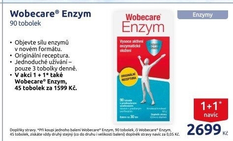 Doplněk stravy Enzym Wobecare