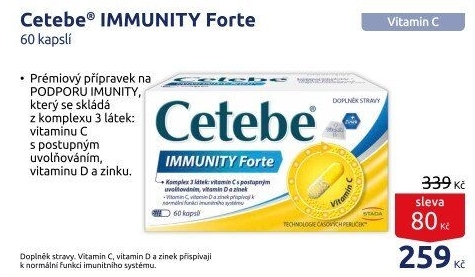 Doplněk stravy Immunity Forte Cetebe