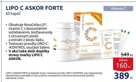Doplněk stravy Lipo-C Forte Askor