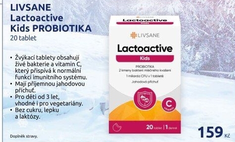 Probiotika pro děti Lactoactive Kids Livsane
