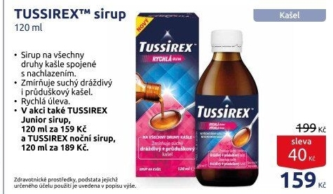 Sirup proti kašli Tussirex