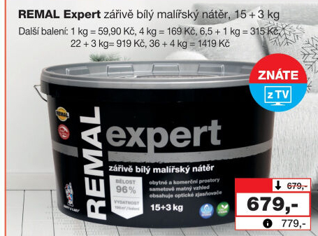 Malířský nátěr Expert Remal