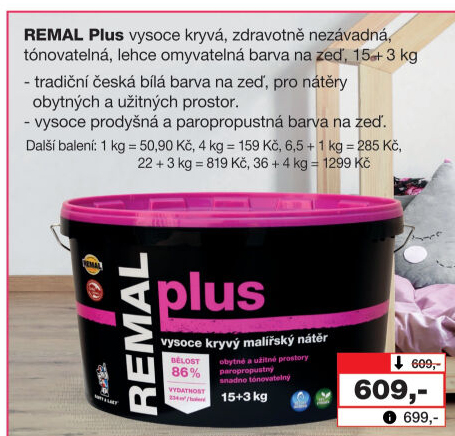 Malířský nátěr Plus Remal