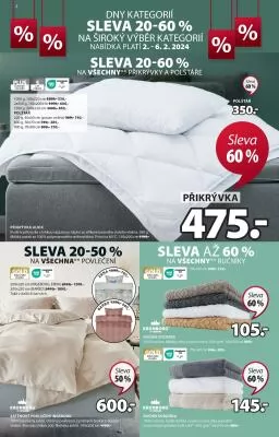 akční leták Jysk 31.1.2024-6.2.2024