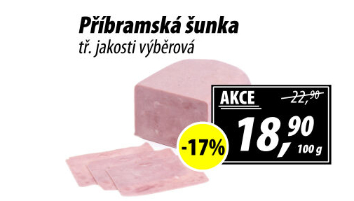 Šunka výběrová příbramská