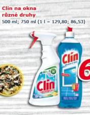 Čističe oken Clin