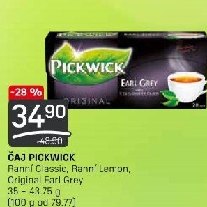Čaj černý Ranní Pickwick