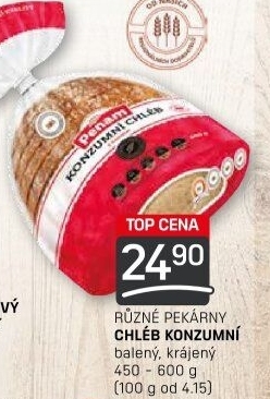Chléb konzumní Penam