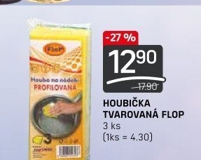 Houbička na nádobí tvarovaná Flop