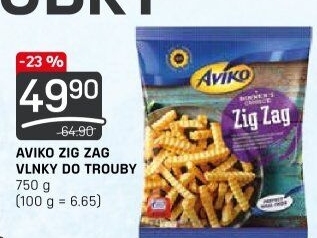 Hranolky vlnky mražené Zig Zag Aviko