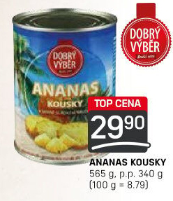 Kompot ananas Dobrý Výběr