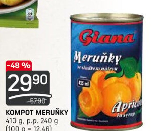 Kompot meruňky Giana