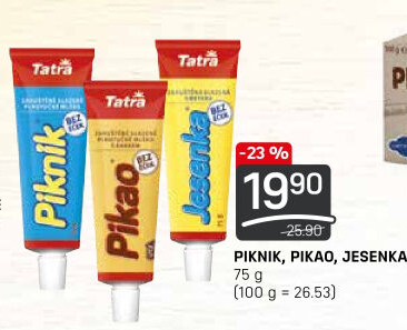 Mléko kondenzované Piknik Tatra
