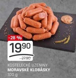 Moravské klobásky Kostelecké uzeniny