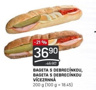 Obložená bageta