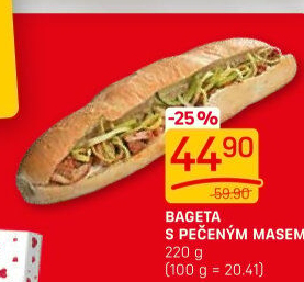 Obložená bageta