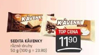 Oplatky Kávenky Sedita