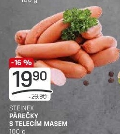 Párečky s telecím masem Steinex