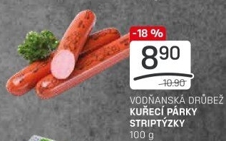 Párky kuřecí striptýzky Vodňanské kuře