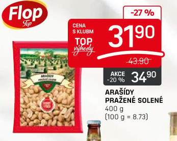 Pražené arašídy Dobrý Výběr