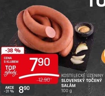 Salám slovenský točený Kostelecké uzeniny