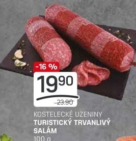 Salám turistický Kostelecké uzeniny
