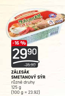 Sýr termizovaný Zálesák