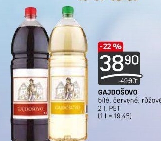 Víno Gajdošovo Vinařství Mutěnice