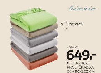 ELASTICKÉ PROSTĚRADLO