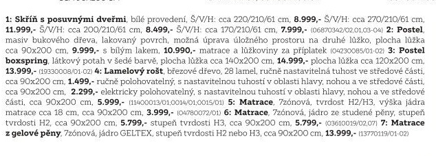 SKŘÍŇ 270 CM