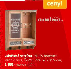 ZÁVĚSNÁ VITRÍNA