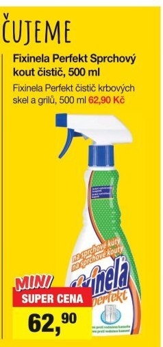 Čistič sprchových koutů Perfekt Fixinela