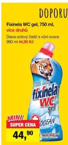 Čistič WC gelový Fixinela