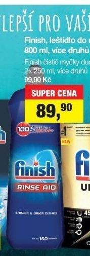 Leštidlo do myčky Finish