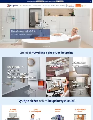 akční leták KOUPELNY Ptáček 6.2.2024-12.2.2024