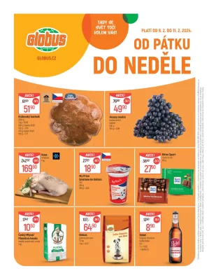 akční leták Globus 7.2.2024-13.2.2024
