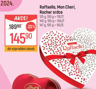 Bonboniéra srdce Raffaello Ferrero