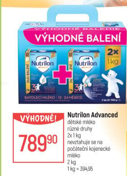 Kojenecká výživa Nutrilon Advanced