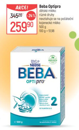 Mléčná výživa Beba Optipro Nestlé
