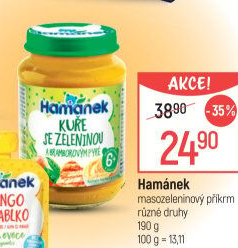 Příkrm masozeleninový Hamánek